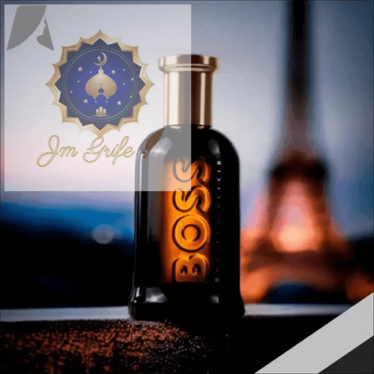 Boss Bottled Elixir Masculino 100ml Eau de Parfum Amadeirado com Olíbano e Patchouli - Jm Grife