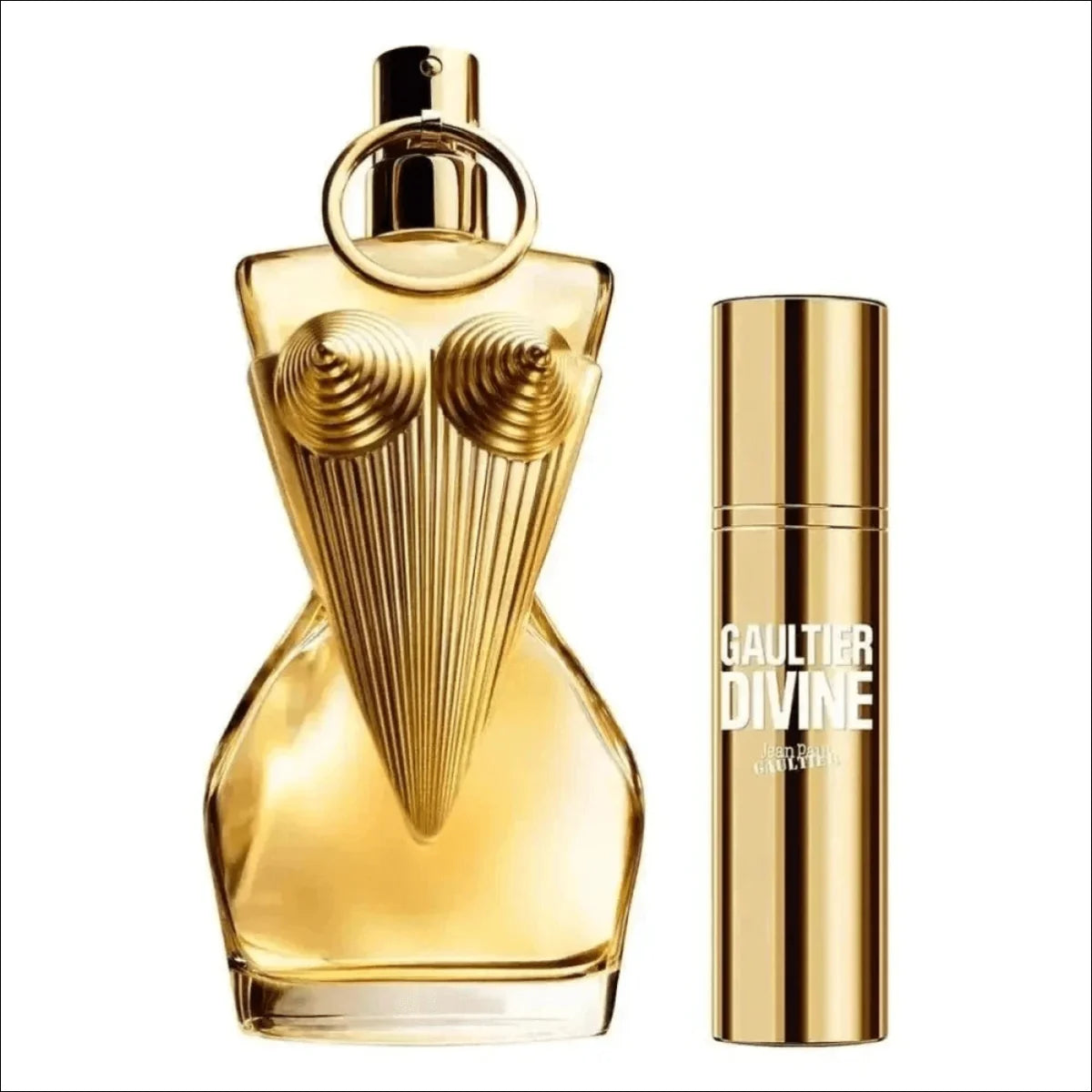 Conjunto Gaultier Divine Jean Paul Gaultier Feminino - Eau De Parfum 50ml + Travel Size 10ml - Jm Grife - divine,feminino,gaultier,issues,jean,paul - Jm Grife - Conjunto Gaultier Divine Jean Paul Gaultier Feminino - Eau De Parfum 50ml + Travel Size 10ml