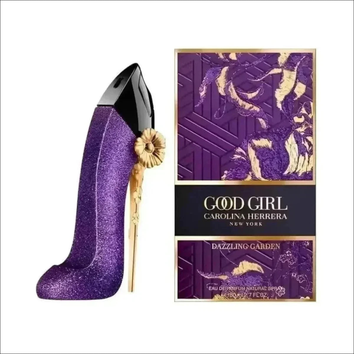 Frasco de Perfume Dazzling Boa Menina 100ml com Glitter Roxo Carolina Herrera - Jm Grife