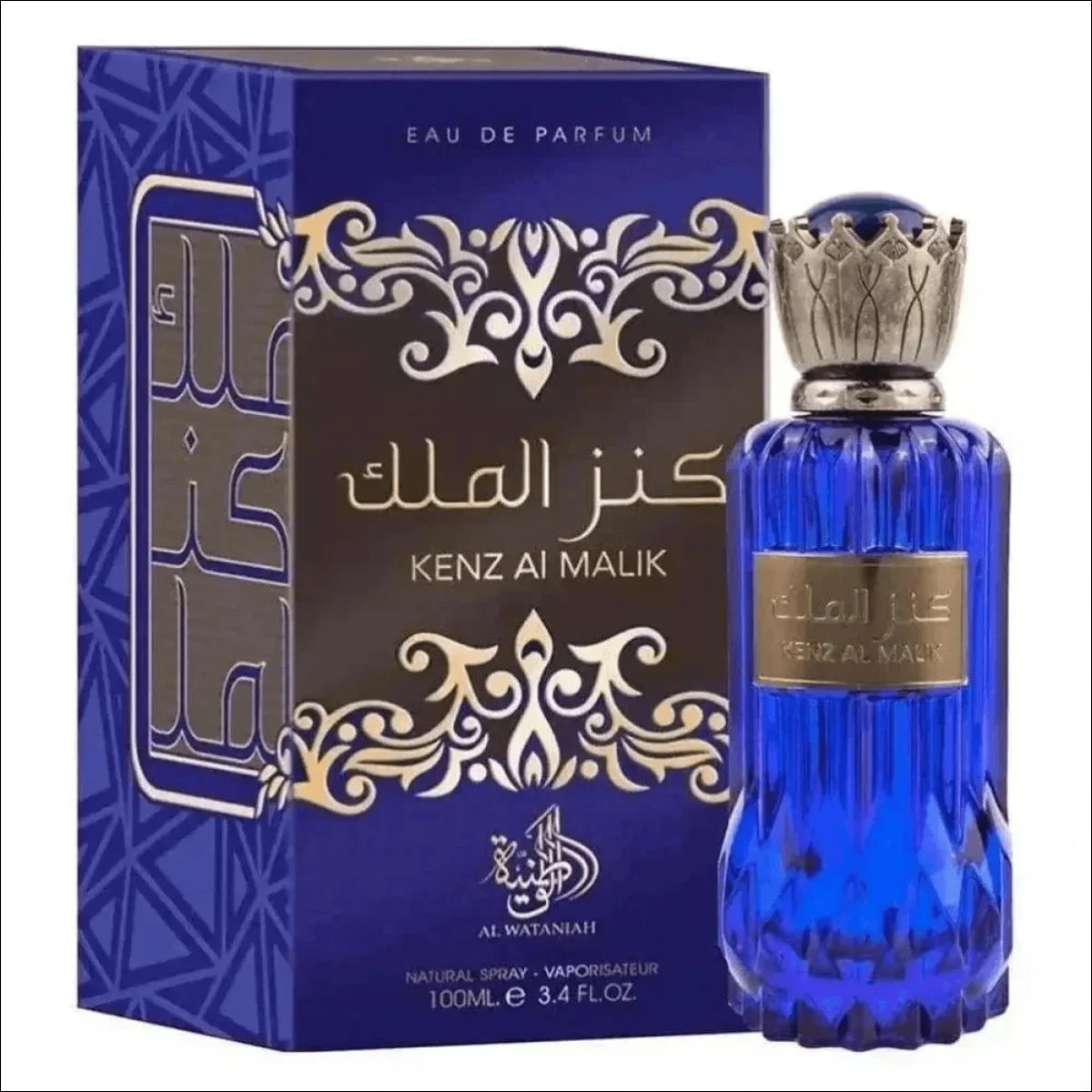 Kenz Al Malik Al Wataniah EAU De Parfum 100ml - Fragrância Marcante e Durável em Embalagem Elegante - Jm Grife