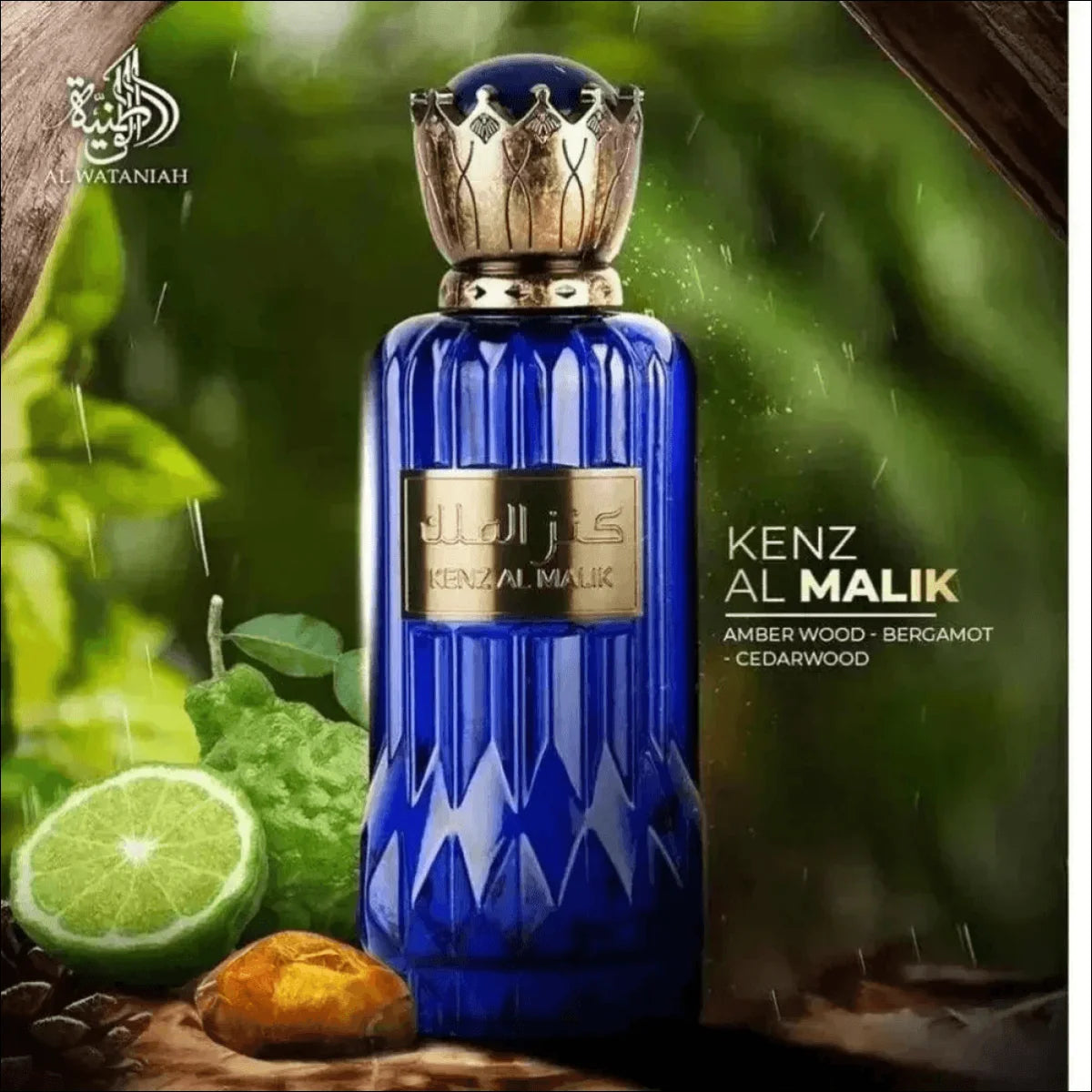 Kenz Al Malik Al Wataniah EAU De Parfum 100ml - Fragrância Marcante e Durável em Embalagem Elegante - Jm Grife