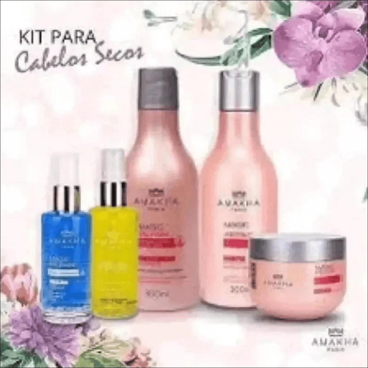 Kit Capilar Amakha Paris: Shampoo, Condicionador e Máscara para Revitalização Completa dos Cabelos - Jm Grife