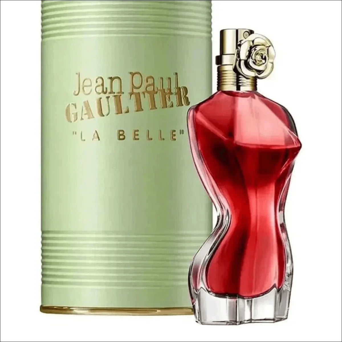 Perfume Belle Jean Paul Gaultier em frasco de torso vermelho - Jm Grife