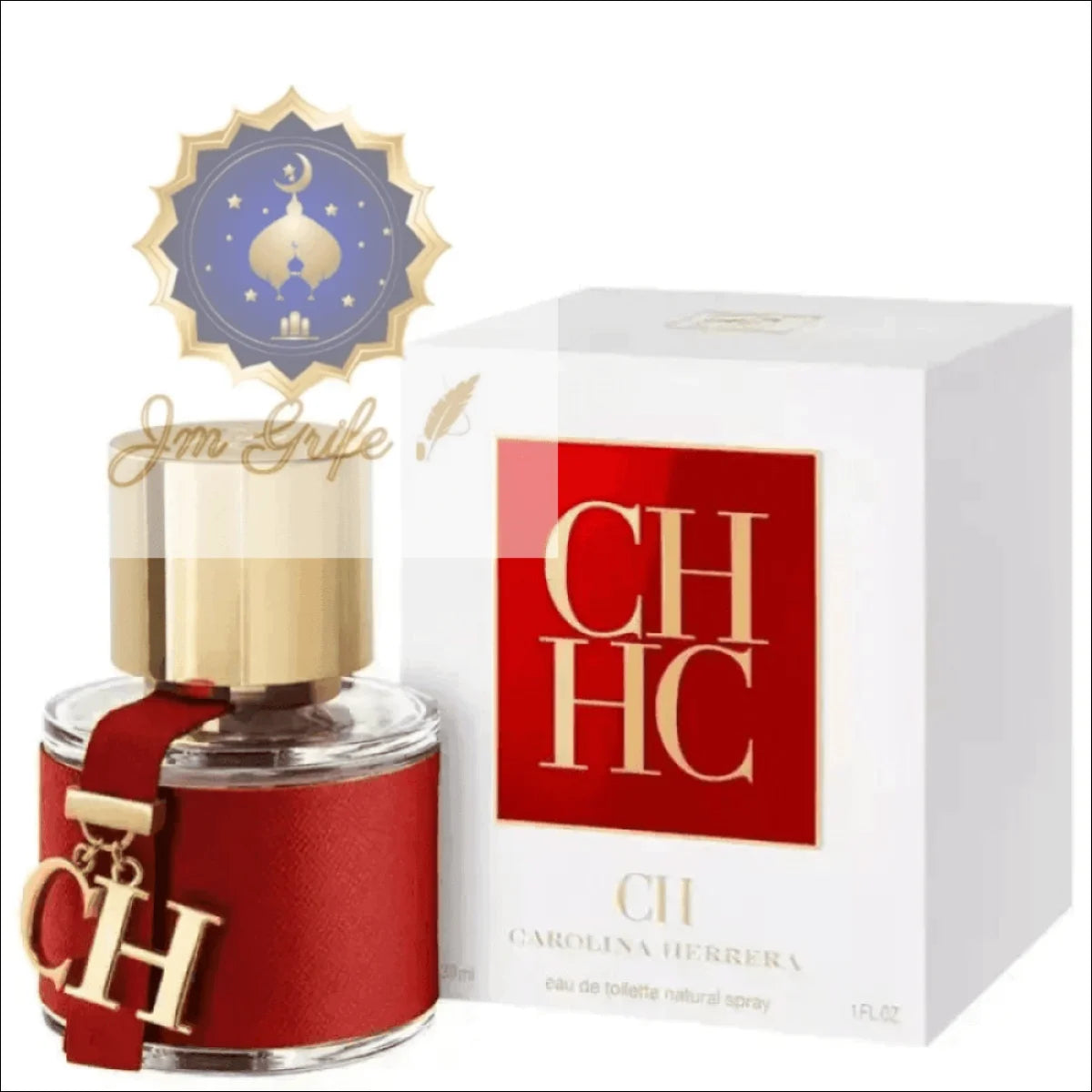 Perfume CH Carolina Herrera Eau de Toilette - Feminino Elegante com Notas Florais e Frutadas - Jm Grife