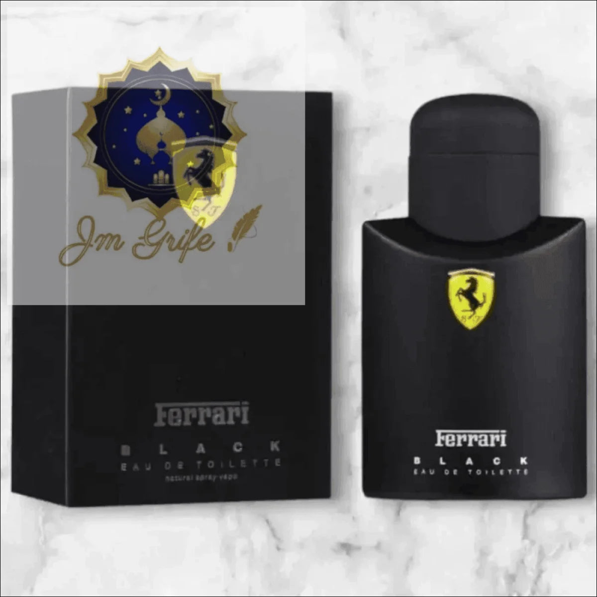 Perfume Ferrari Black 125ml: Fragrância Amadeirada e Cítrica com Fixação Prolongada - Jm Grife