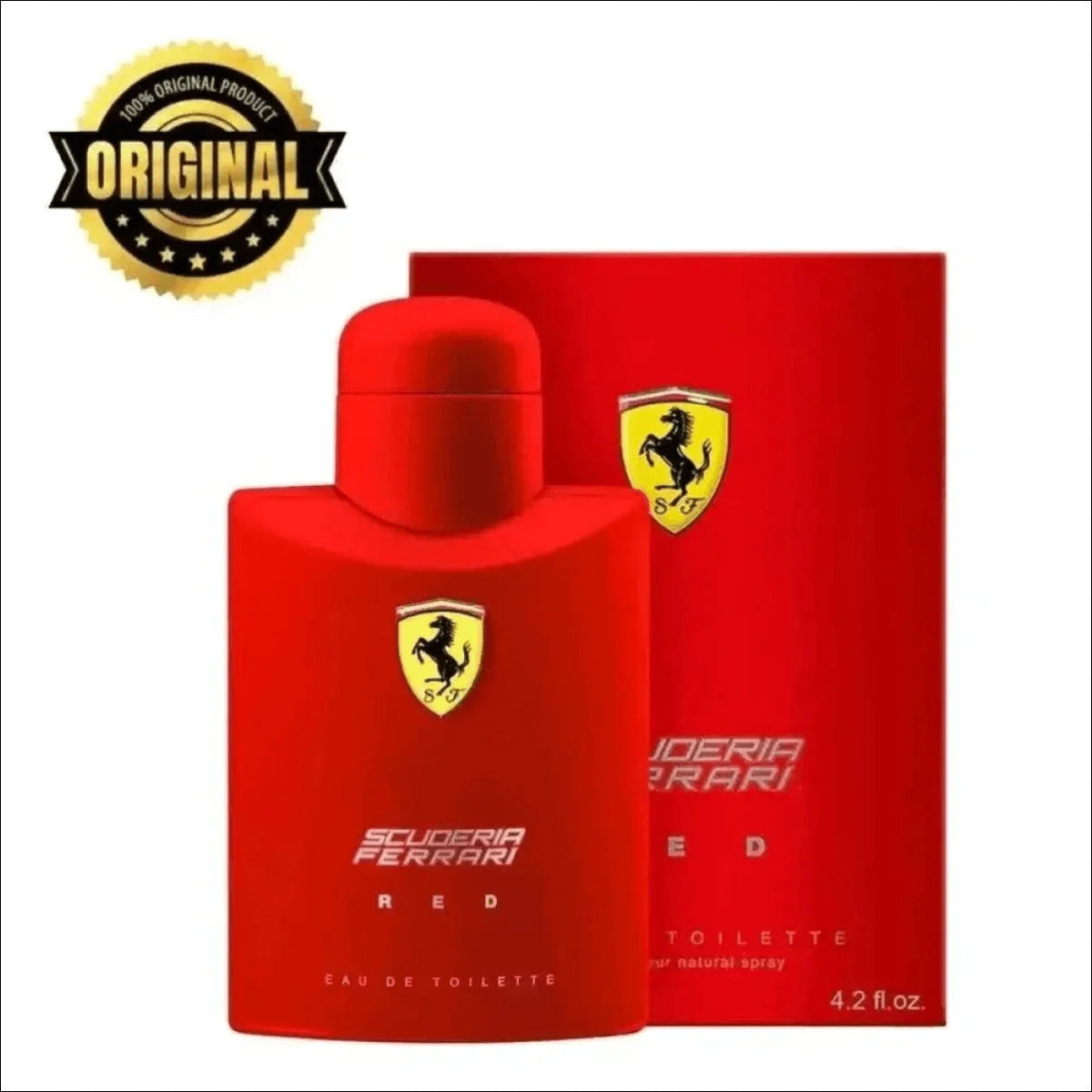 Perfume Ferrari Red Masculino 125ml - Eau de Toilette Sophisticado e Intenso - Jm Grife
