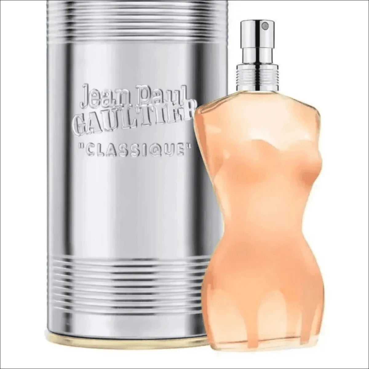 Perfume Jean Paul Gaultier Classique Feminino em Frasco de Pêssego - Jm Grife
