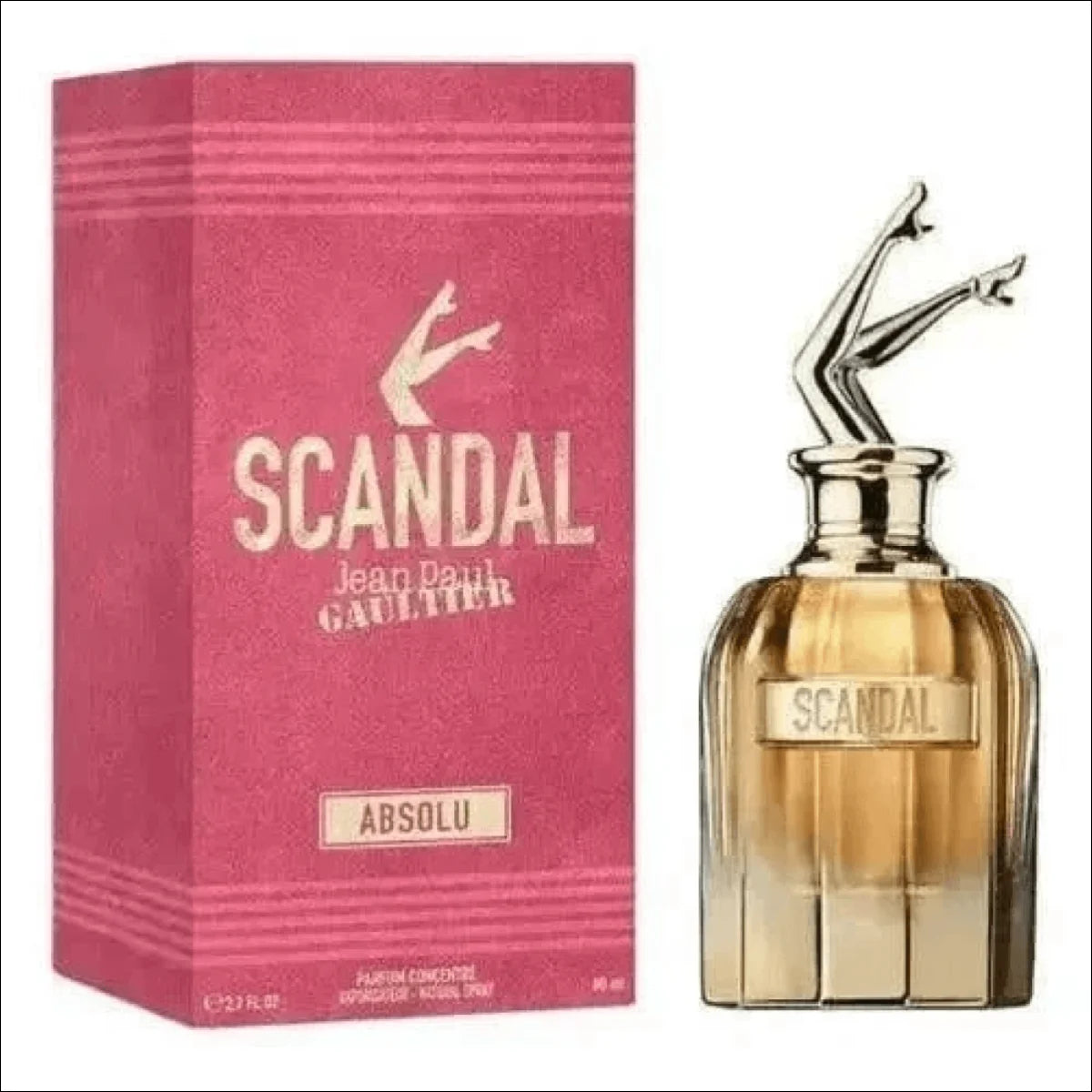 Perfume Jean Paul Gaultier Scandal Absolu Dourado - Frasco Estiloso e Elegante - Jm Grife