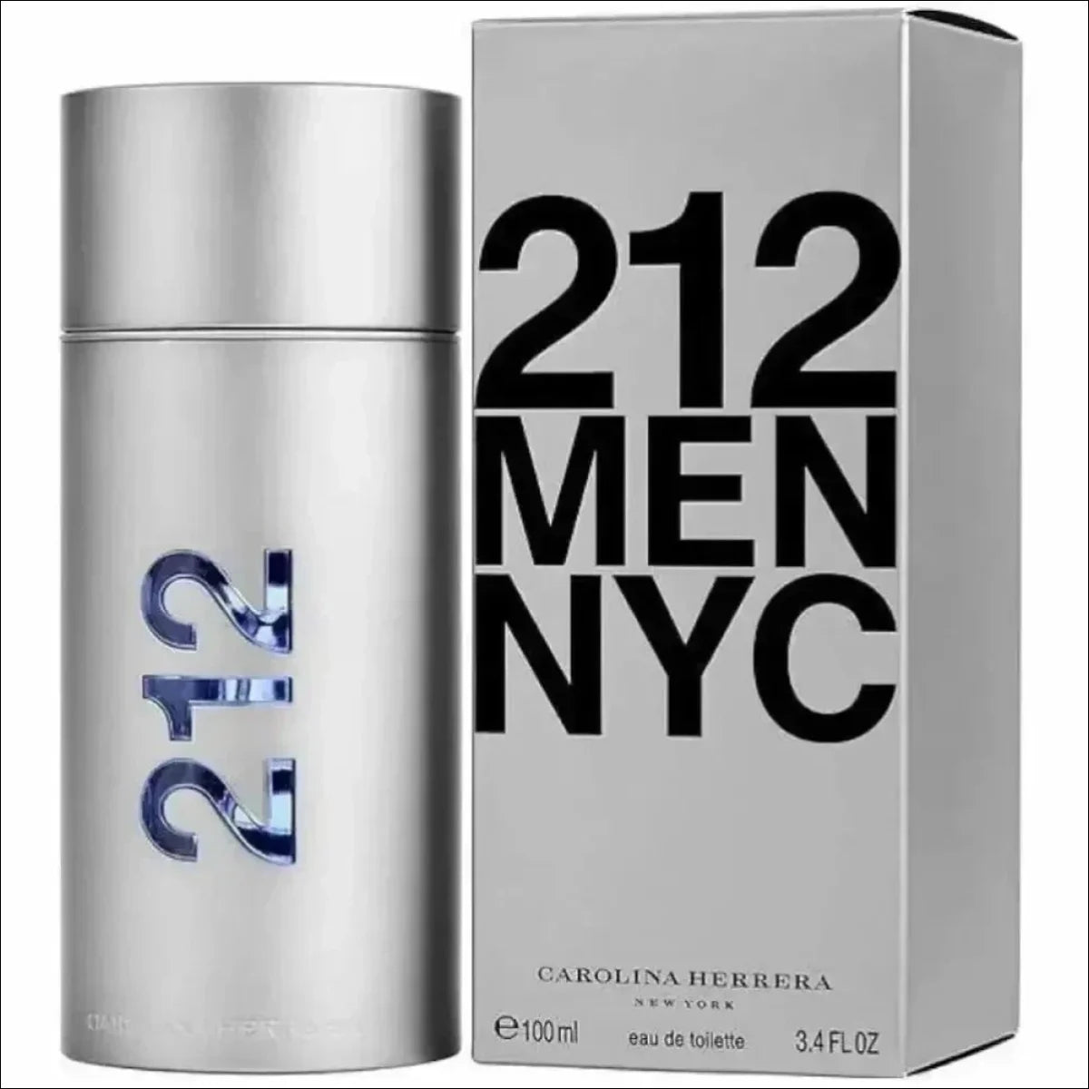 Perfume Carolina Herrera 212 Men NYC - Eau de Toilette Masculino com Notas Cítricas e Amadeiradas - Jm Grife